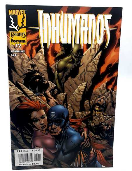 EXCELENTE ESTADO MARVEL KNIGHTS INHUMANOS 12 FORUM COMICS GRAPA