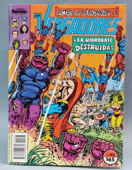 CASI EXCELENTE ESTADO LOS VENGADORES 93 GRAPA FORUM