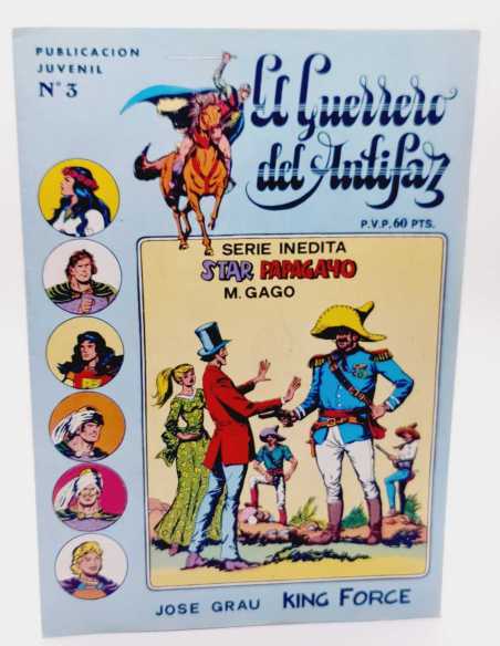 MUY BUEN ESTADO EL GUERRERO DEL ANTIFAZ 3 VALENCIANA GRAPA