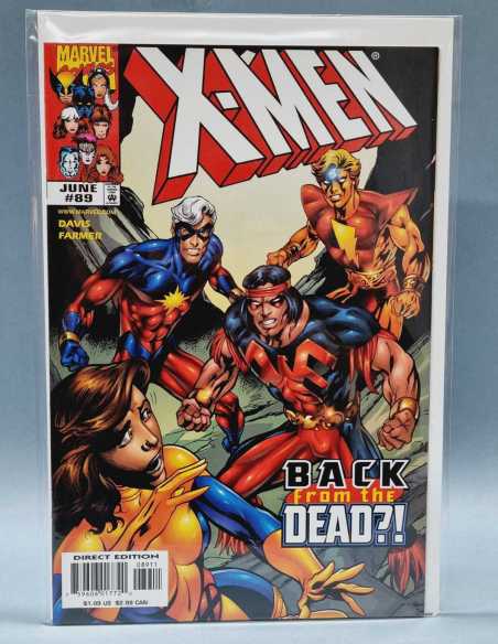 DE KIOSCO ESTADO X MEN USA BLACK FROM THE DEAD JUNE 89 MARVEL COMICS
