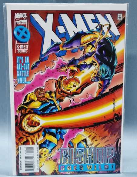 DE KIOSCO ESTADO X MEN DELUXE FEBRUARY USA BISHOP GOES WILD MARVEL COMICS