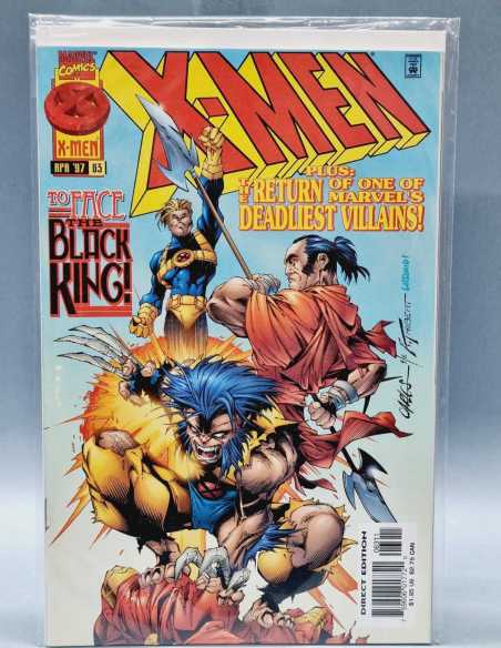 DE KIOSCO ESTADO X MEN APR 97 TO FACE THE BLACK KING VILLAINS MARVEL COMICS