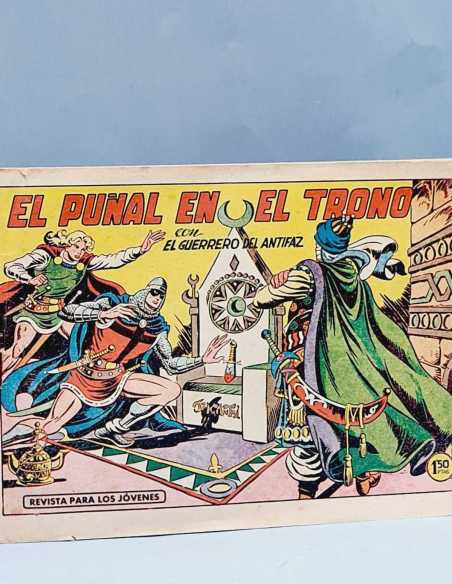 MUY BUEN ESTADO EL GUERRERO DEL ANTIFAZ 444 EL PUÑAL EN EL TRONO VALENCIANA