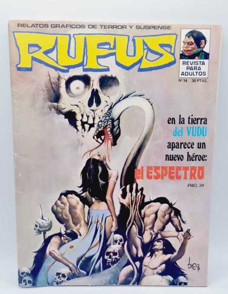BUEN ESTADO RUFUS 14 IBERO MUNDIAL GRAPA COMICS TERROR