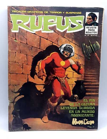 BUEN ESTADO RUFUS 15 IBERO MUNDIAL GRAPA COMICS TERROR