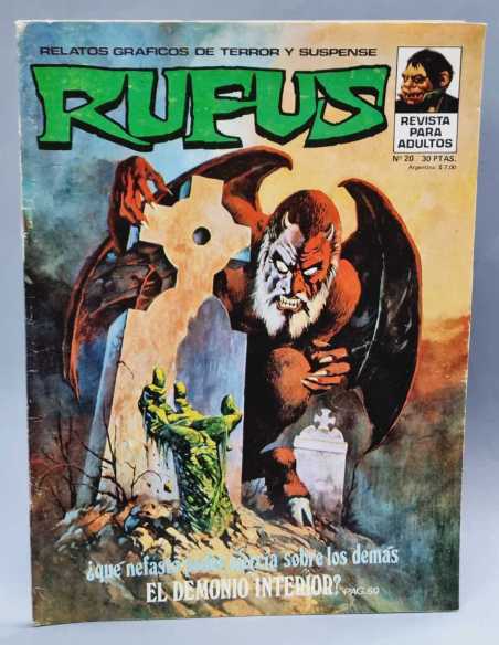 RUFUS EL DEMONIO INTERIOR 20 COMICS TERROR NUEVA FRONTERA