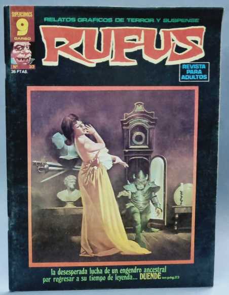 MUY BUEN ESTADO RUFUS 33 COMICS TERROR GARBO