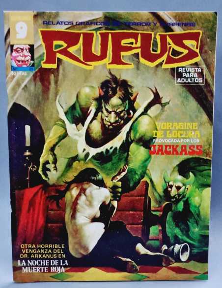 MUY BUEN ESTADO RUFUS LA NOCHE DE LA MUERTE ROJA 25 COMICS TERROR GARBO