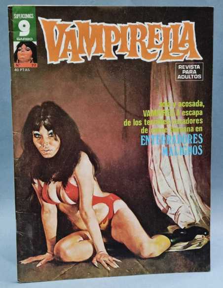 CASI EXCELENTE ESTADO VAMPIRELLA ENTERRADORES MALIGNOS 22 COMICS TERROR EDITORIAL GARBO