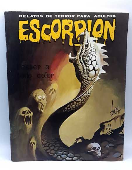 EXCELENTE ESTADO ESCORPION 2 INCLUYE POSTER CENTRAL EDITORIAL VILMAR GRAPA COMICS TERROR