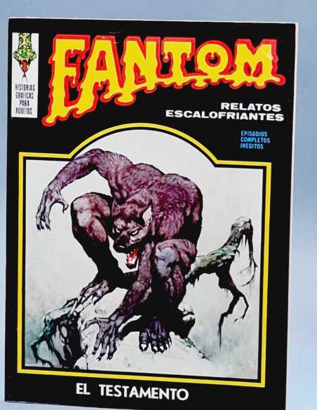 EXCELENTE ESTADO FANTOM 28 EL TESTAMENTO VOL1 VOL.1 EDICIONES VERTICE