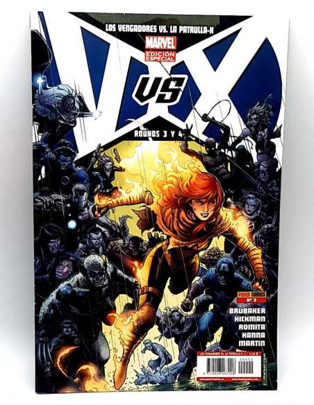 DE KIOSCO ESTADO LOS VENGADORES VS. LA PATRULLA X 2 PANINI COMICS GRAPA