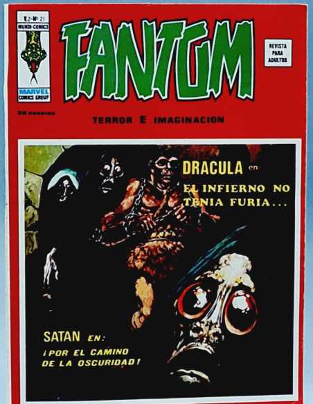 DE KIOSCO ESTADO FANTOM 21 EL INFIERNO NO TIENE FURIA VOL2 VOL.2 EDICIONES VERTICE