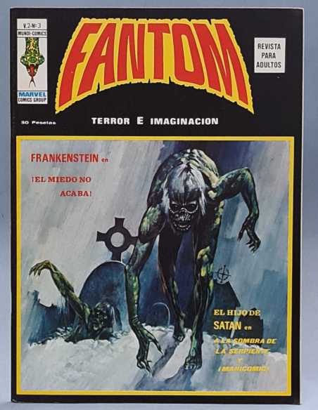 DE KIOSCO ESTADO FANTOM 3 EL MIEDO NO ACABA VOL2 VOL.2 EDICIONES VERTICE