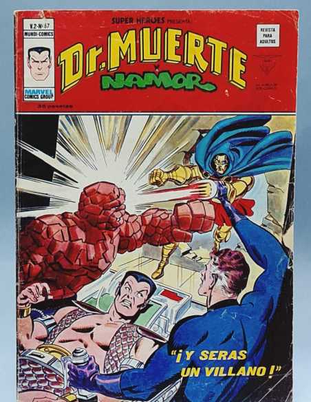 SUPER HEROES 67 DR. MUERTE NAMOR NORMAL ESTADO VOL2 VOL.2 EDICIONES VERTICE