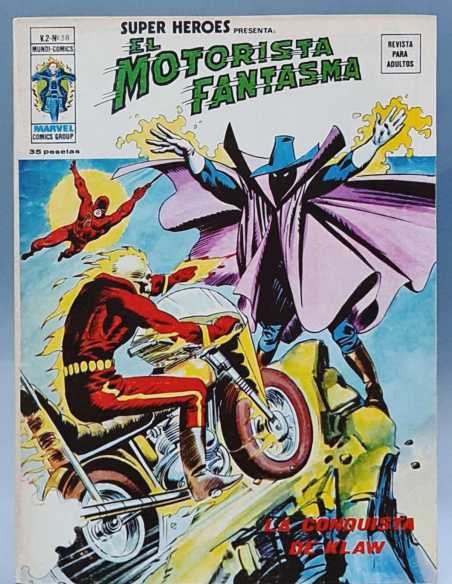 MUY BUEN ESTADO SUPER HEROES 58 EL MOTORISTA FANTASMA VOL2 VOL.2 EDICIONES VERTICE