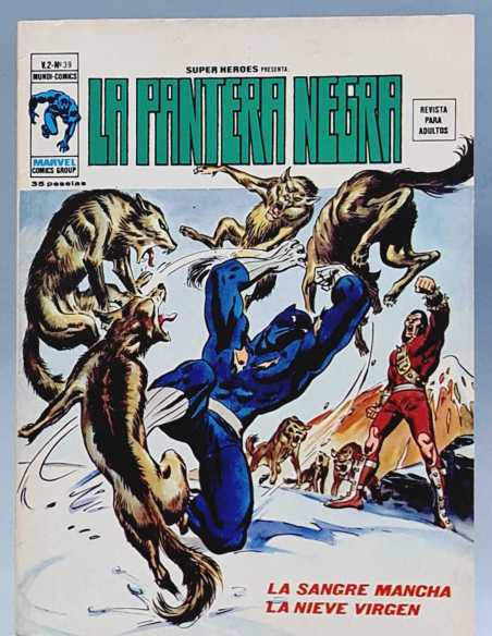 CASI EXCELENTE ESTADO SUPER HEROES 39 LA PANTERA NEGRA VOL2 VOL.2 EDICIONES VERTICE