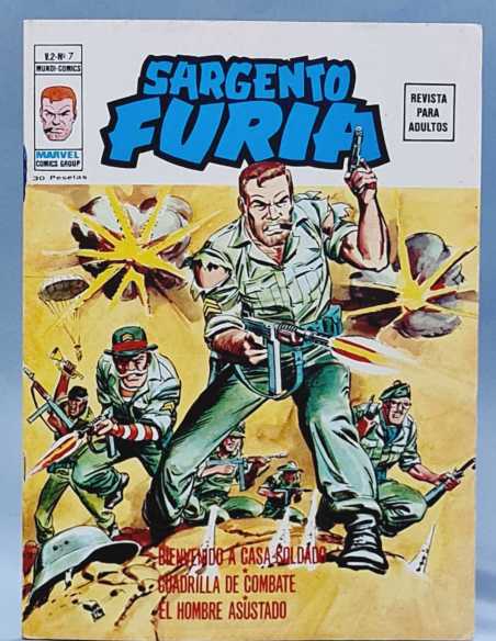 EXCELENTE ESTADO SARGENTO FURIA 7 BIENVENIDO A CASA SOLDADO VOL2 VOL.2 EDICIONES VERTICE