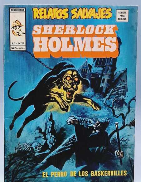 EXCELENTE ESTADO RELATOS SALVAJES 35 SHERLOCK HOLMES VOL1 VOL.1 GRAPA MARVEL VERTICE