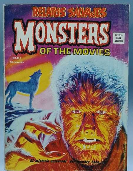 MUY BUEN ESTADO RELATOS SALVAJES 9 MONSTER OF THE MOVIES VOL1 VOL.1 GRAPA MARVEL VERTICE