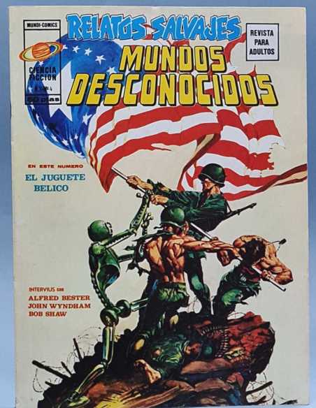 CASI EXCELENTE ESTADO RELATOS SALVAJES 4 MUNDOS DESCONOCIDOS VOL1 VOL.1 GRAPA MARVEL VERTICE