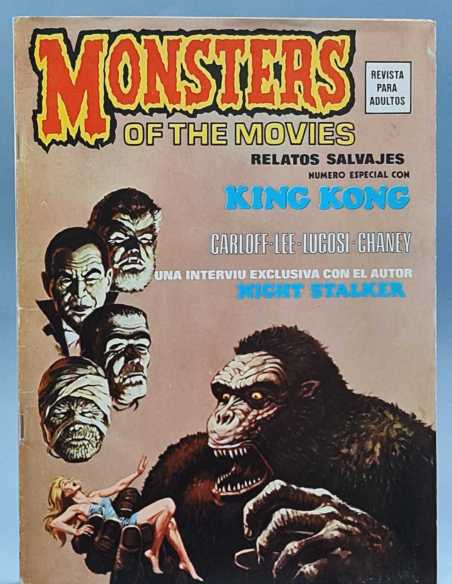 MUY BUEN ESTADO RELATOS SALVAJES 1 MONSTERS OF THE MOVIES VOL1 VOL.1 GRAPA MARVEL VERTICE