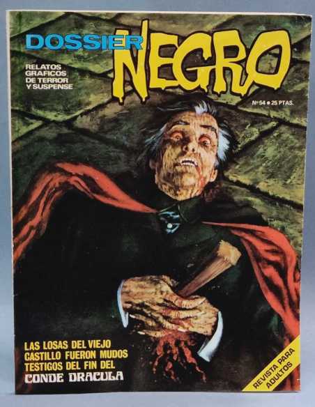 EXCELENTE ESTADO DOSSIER NEGRO 54 GRAPA TERROR EDITORIAL IBERO MUNDIAL