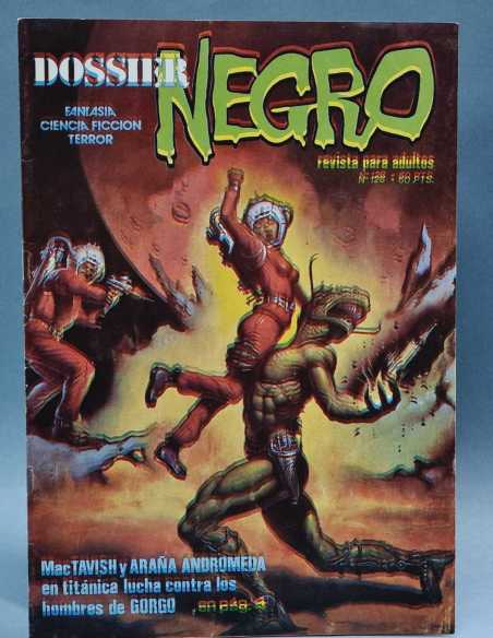 CASI EXCELENTE ESTADO DOSSIER NEGRO 48 GRAPA TERROR EDITORIAL IBERO MUNDIAL