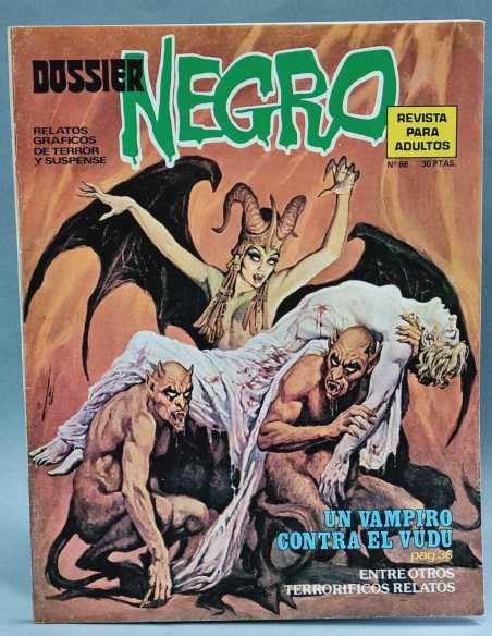 CASI EXCELENTE ESTADO DOSSIER NEGRO 66 GRAPA TERROR EDITORIAL IBERO MUNDIAL