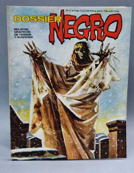CASI EXCELENTE ESTADO DOSSIER NEGRO 51 GRAPA TERROR EDITORIAL IBERO MUNDIAL