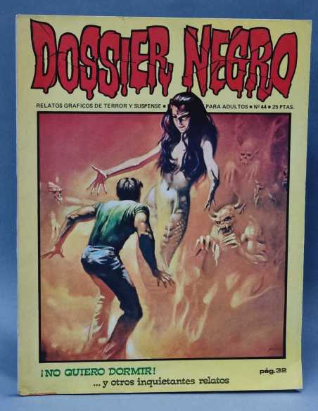 CASI EXCELENTE ESTADO DOSSIER NEGRO 44 GRAPA TERROR EDITORIAL IBERO MUNDIAL