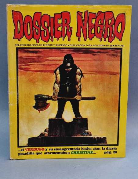 BUEN ESTADO DOSSIER NEGRO 38 GRAPA TERROR EDITORIAL IBERO MUNDIAL