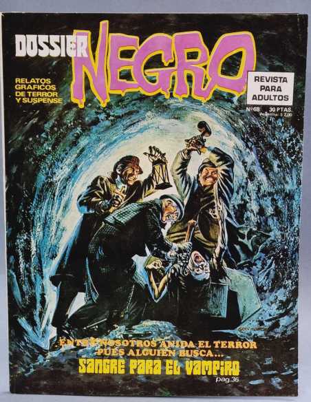 MUY BUEN ESTADO DOSSIER NEGRO 68 GRAPA TERROR EDITORIAL IBERO MUNDIAL