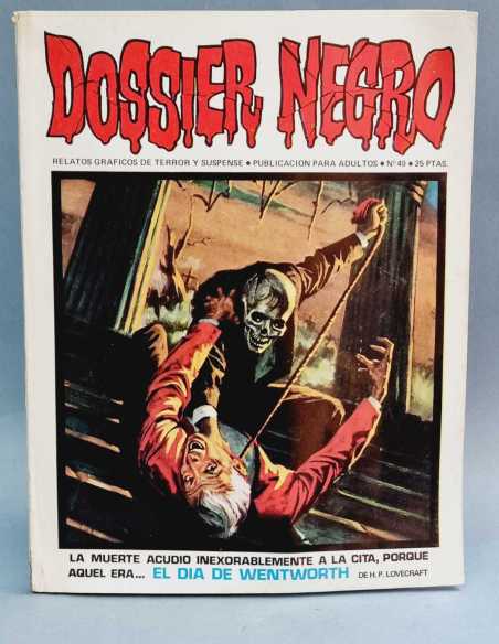 MUY BUEN ESTADO DOSSIER NEGRO 49 GRAPA TERROR EDITORIAL IBERO MUNDIAL