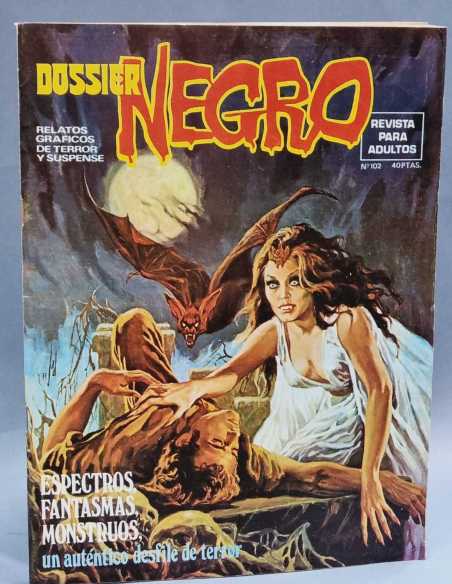 EXCELENTE ESTADO DOSSIER NEGRO 102 TERROR GRAPA IBERO MUNDIAL