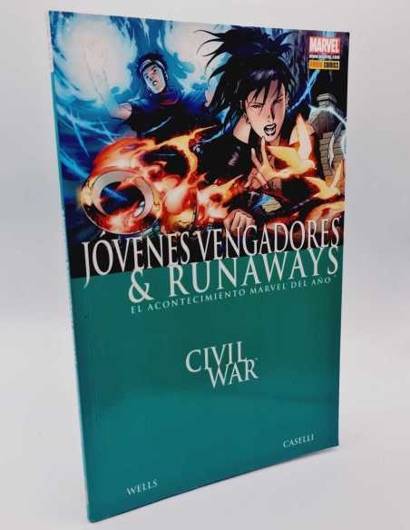 EXCELENTE ESTADO CIVIL WAR JOVENES VENGADORES Y RUNAWAYS PANINI COMICS