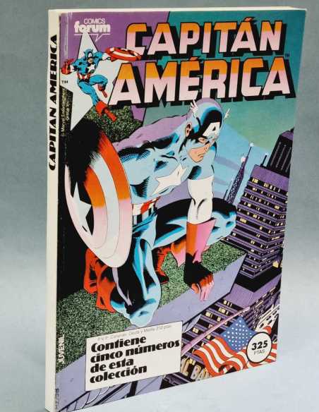 CASI EXCELENTE ESTADO CAPITAN AMERICA DEL 31 AL 35 RETAPADO FORUM