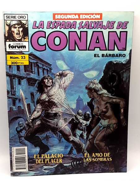 EXCELENTE ESTADO LA ESPADA SALVAJE DE CONAN 23 SEGUNDA EDICION SERIE ORO FORUM COMICS GRAPA