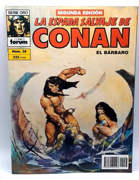 EXCELENTE ESTADO LA ESPADA SALVAJE DE CONAN 38 SEGUNDA EDICION SERIE ORO FORUM COMICS GRAPA