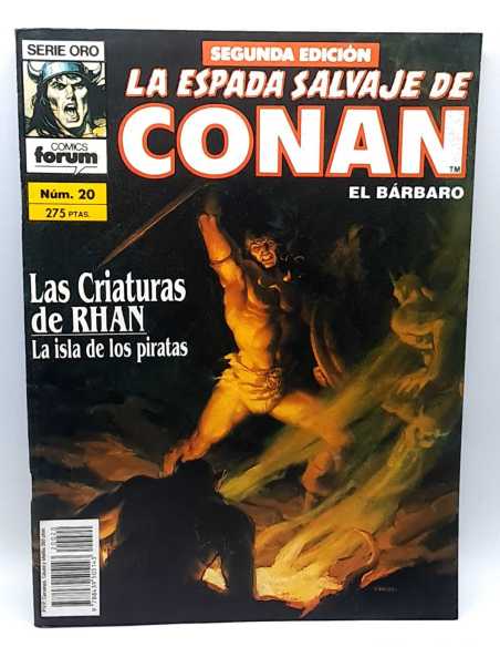 EXCELENTE ESTADO LA ESPADA SALVAJE DE CONAN 20 SEGUNDA EDICION SERIE ORO FORUM COMICS GRAPA