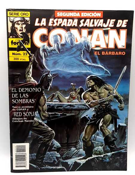 EXCELENTE ESTADO LA ESPADA SALVAJE DE CONAN 22 SEGUNDA EDICION SERIE ORO FORUM COMICS GRAPA
