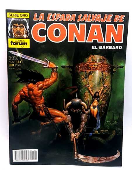 CASI EXCELENTE ESTADO LA ESPADA SALVAJE DE CONAN 134 SERIE ORO FORUM COMICS GRAPA
