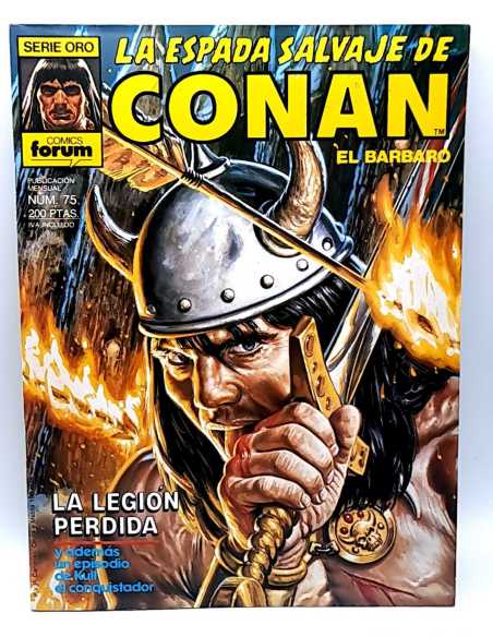 DE KIOSCO ESTADO LA ESPADA SALVAJE DE CONAN 75 SERIE ORO FORUM COMICS GRAPA