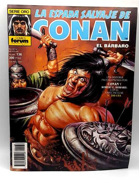DE KIOSCO ESTADO LA ESPADA SALVAJE DE CONAN 136 SERIE ORO FORUM COMICS GRAPA