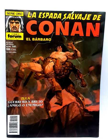DE KIOSCO ESTADO LA ESPADA SALVAJE DE CONAN 141 SERIE ORO FORUM COMICS GRAPA