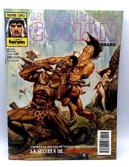DE KIOSCO ESTADO LA ESPADA SALVAJE DE CONAN 147 SERIE ORO FORUM COMICS GRAPA