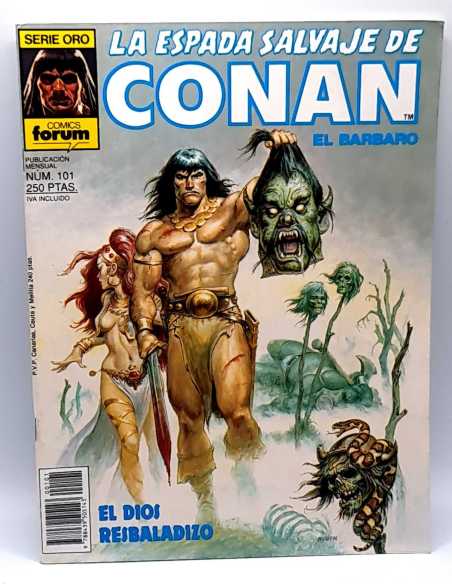 DE KIOSCO ESTADO LA ESPADA SALVAJE DE CONAN 101 SERIE ORO FORUM COMICS GRAPA