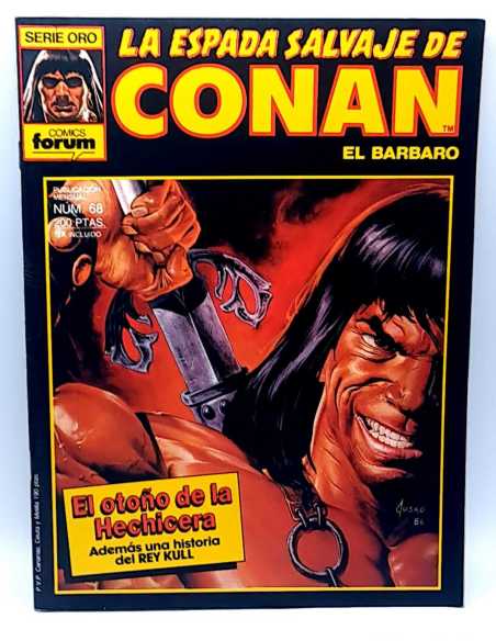 DE KIOSCO ESTADO LA ESPADA SALVAJE DE CONAN 68 SERIE ORO FORUM COMICS GRAPA