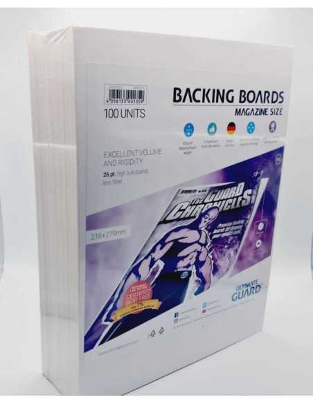 ULTIMATE GUARD BACKING BOARDS CURRENT MAGAZINE SIZE 400g TAPAS TRASERAS CARTON COMICS 218x279mm