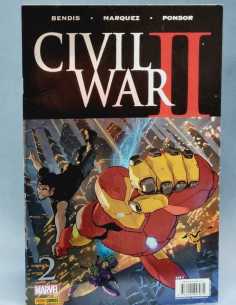 MUY BUEN ESTADO CIVIL WAR II 2 MARVEL PANINI